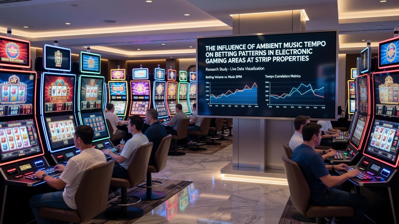 Close-up view of slot machine screens and speakers in a high-limit electronic gaming section